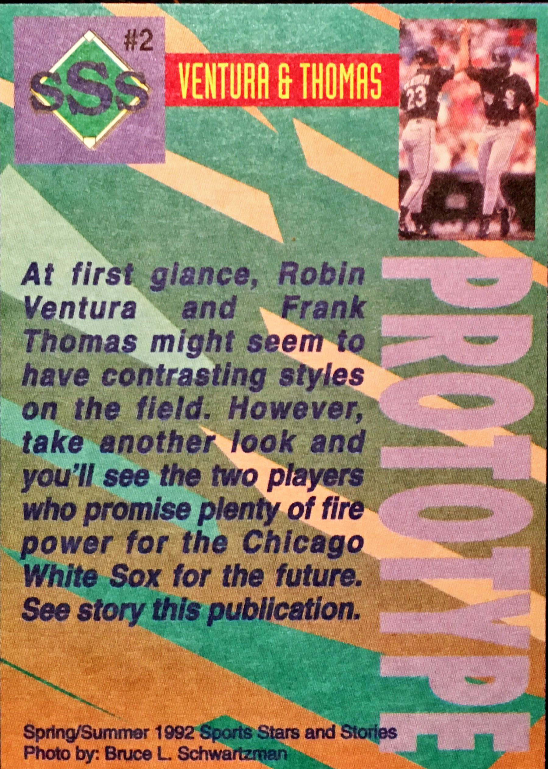 1992 Sports Stars and Stories SSS Prototype 2 back image