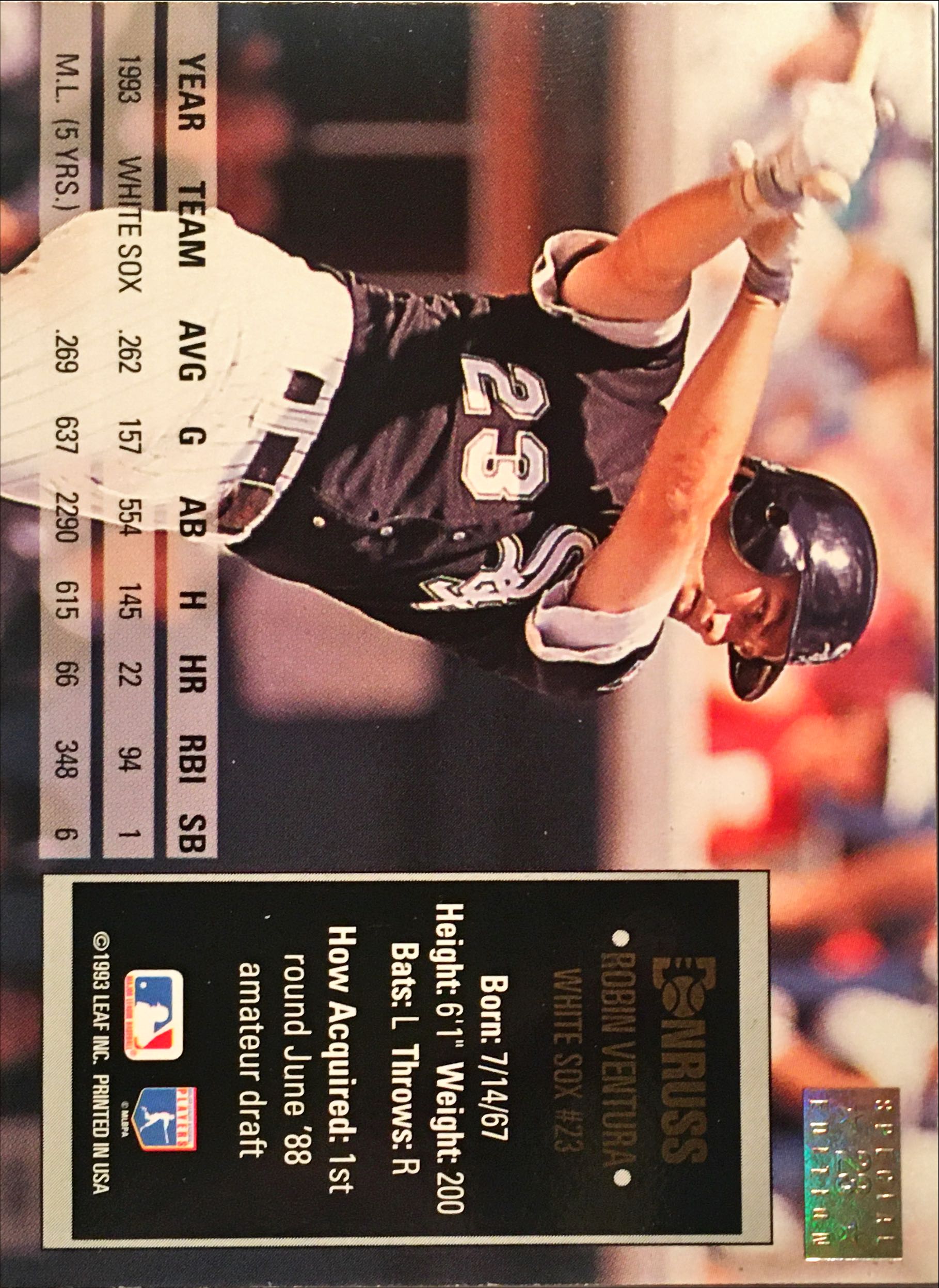 1994 Donruss Special Edition 23 back image