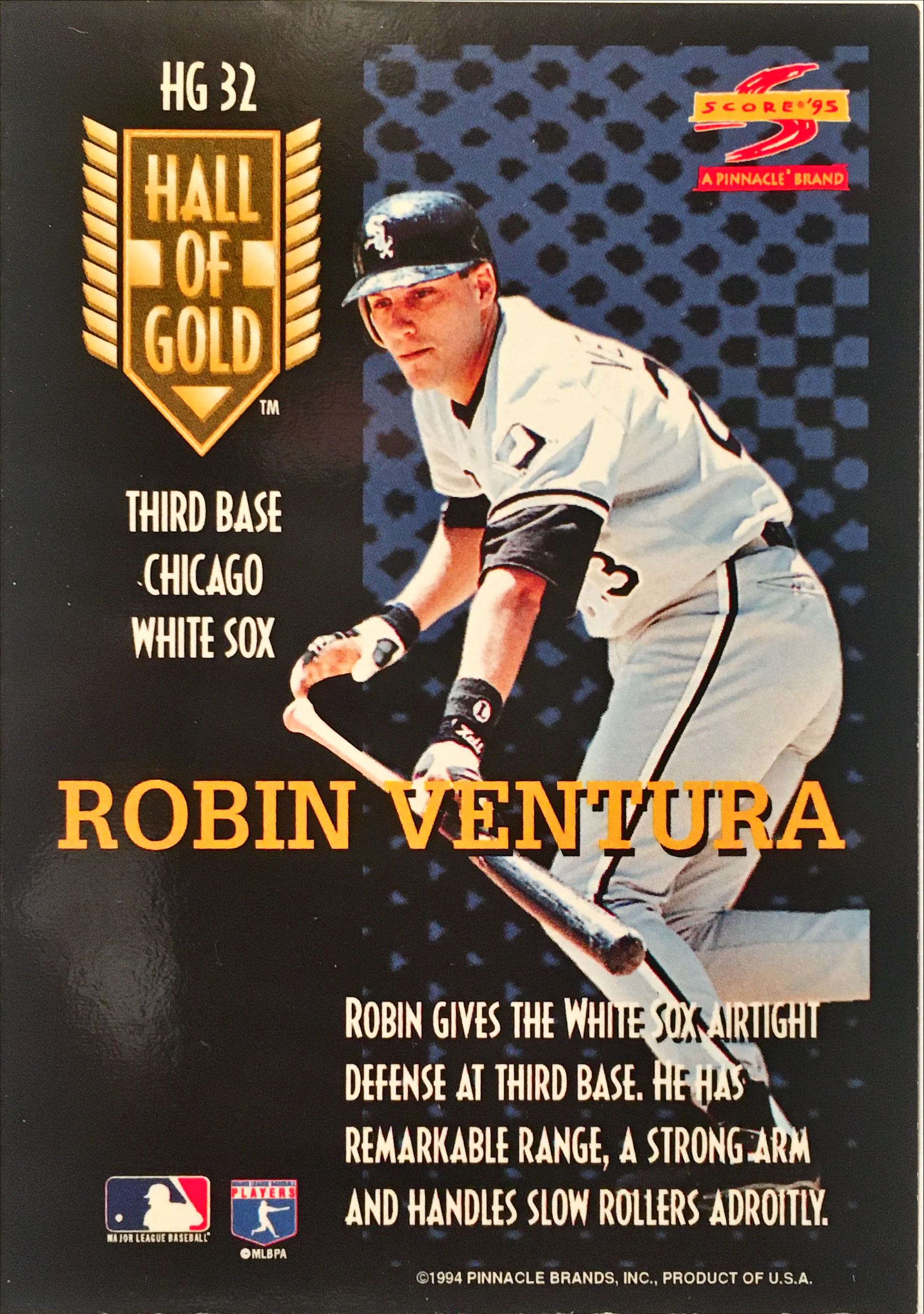 1995 Score Hall of Gold HG32 back image