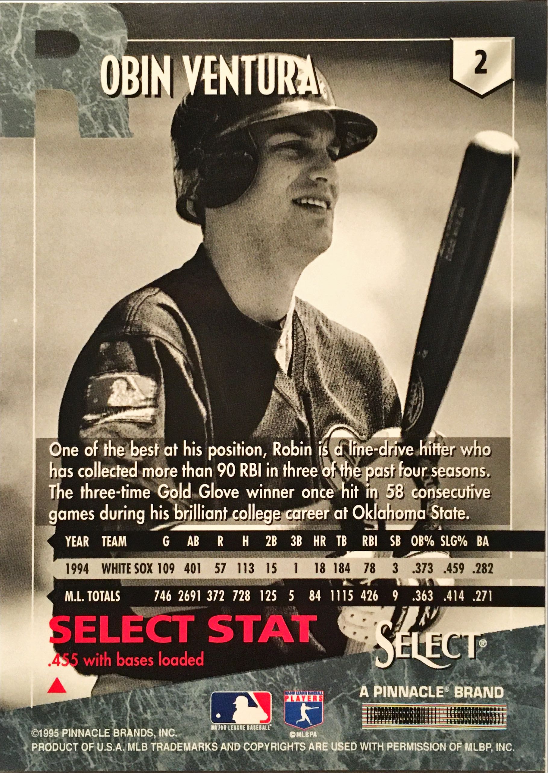 1995 Select  2 back image