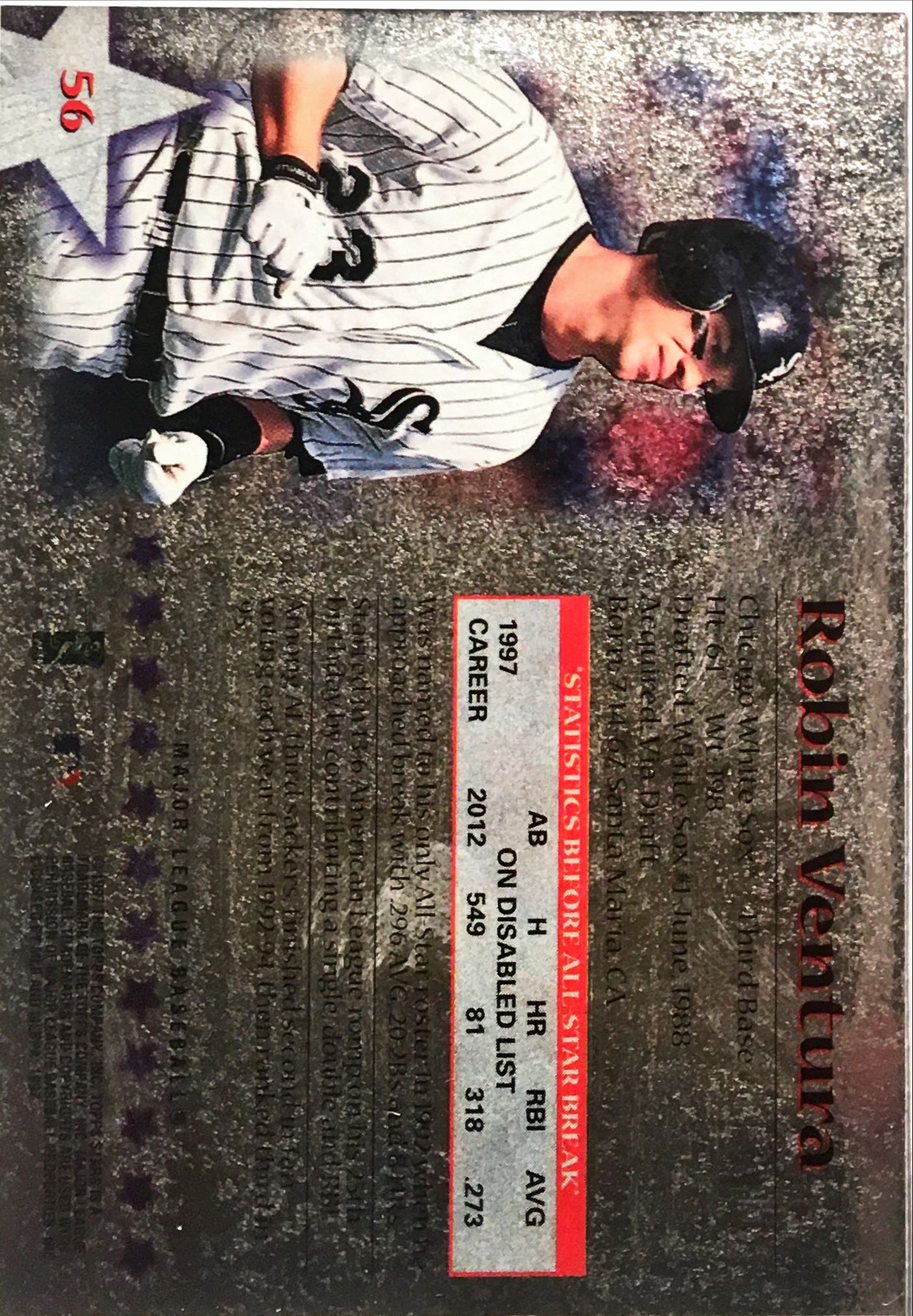 1997 Topps Stars Always Mint 56 back image