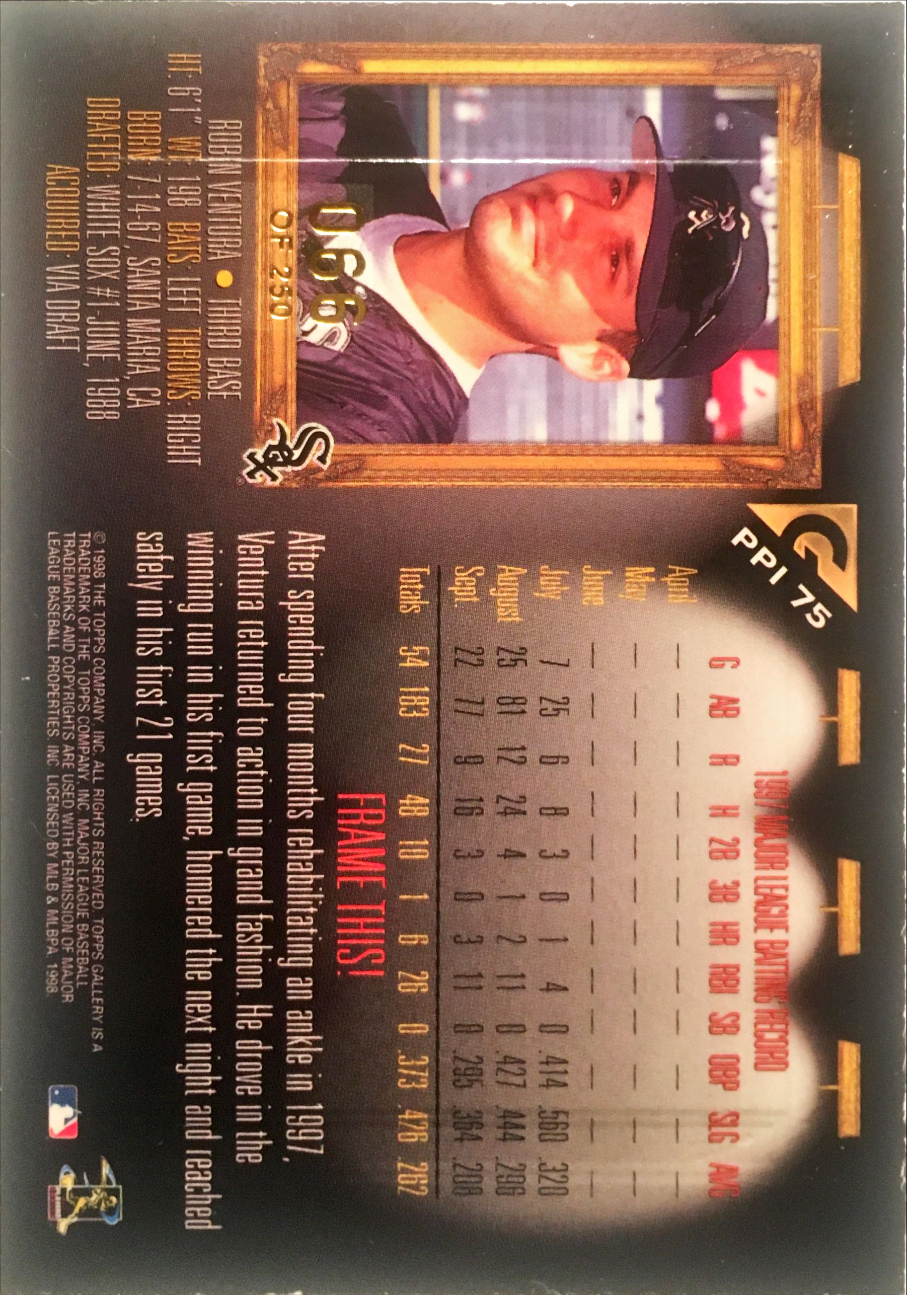 1998 Topps Gallery Player