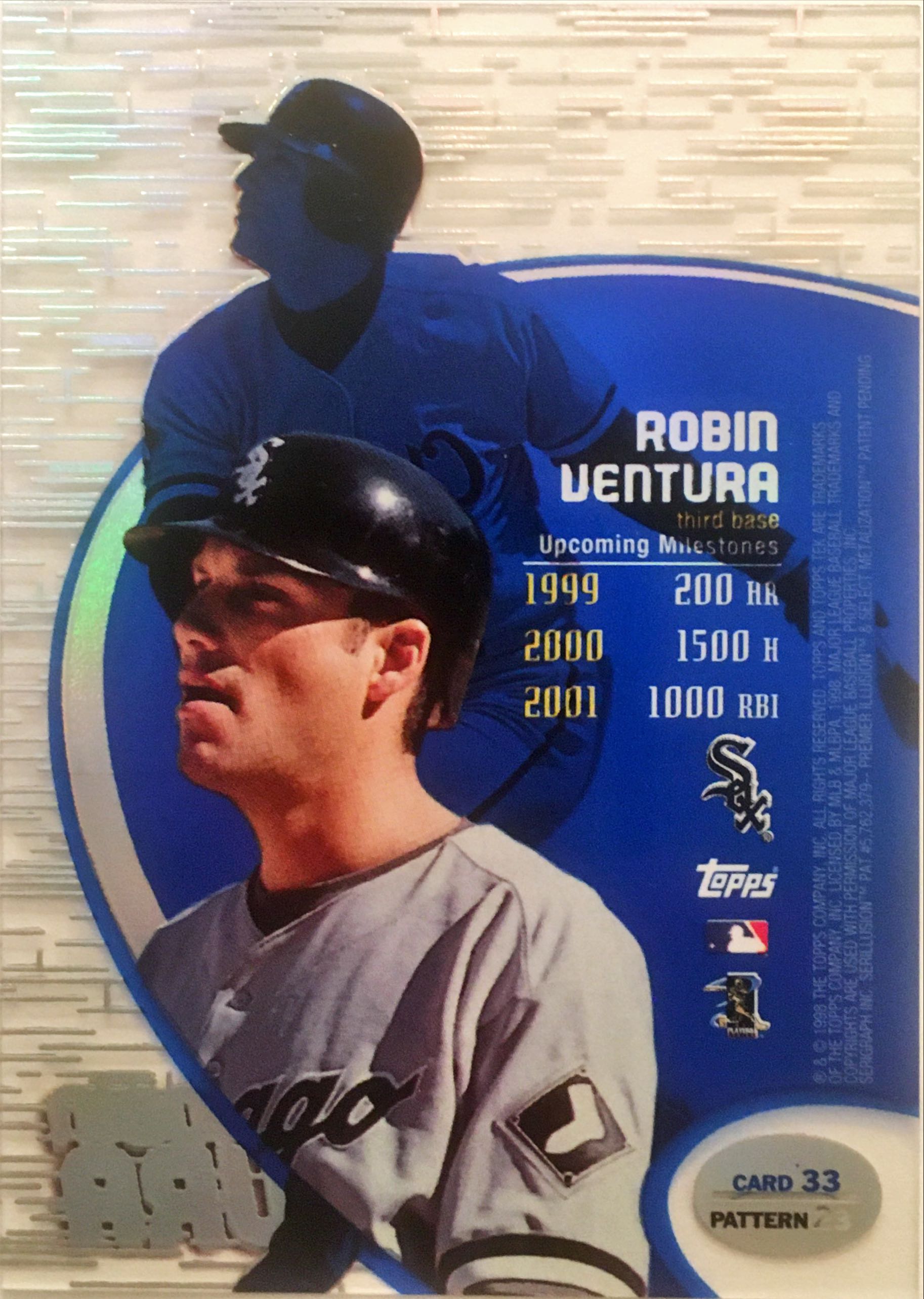 1998 Topps Tek Pattern 23 33 back image