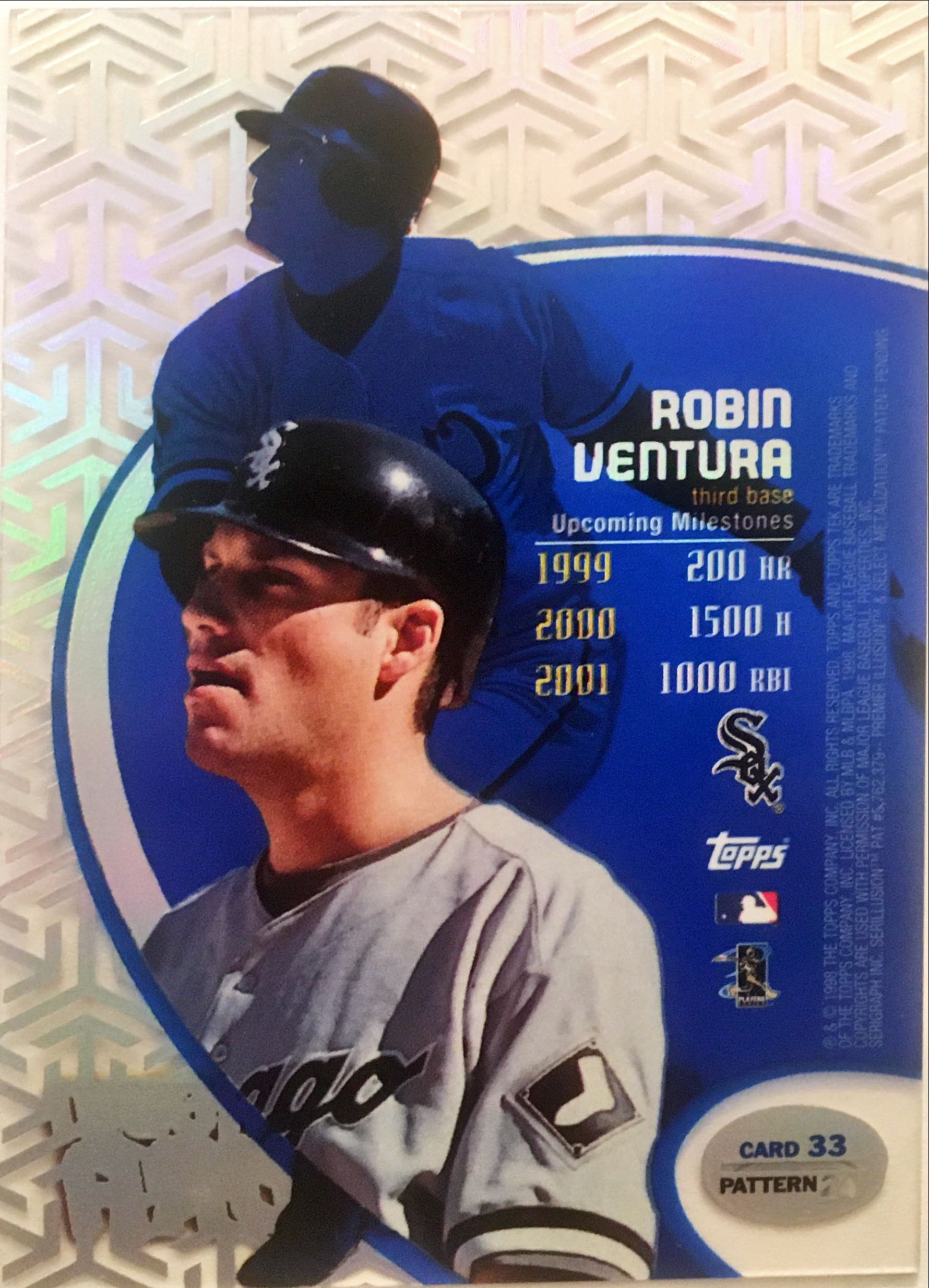 1998 Topps Tek Pattern 24 33 back image