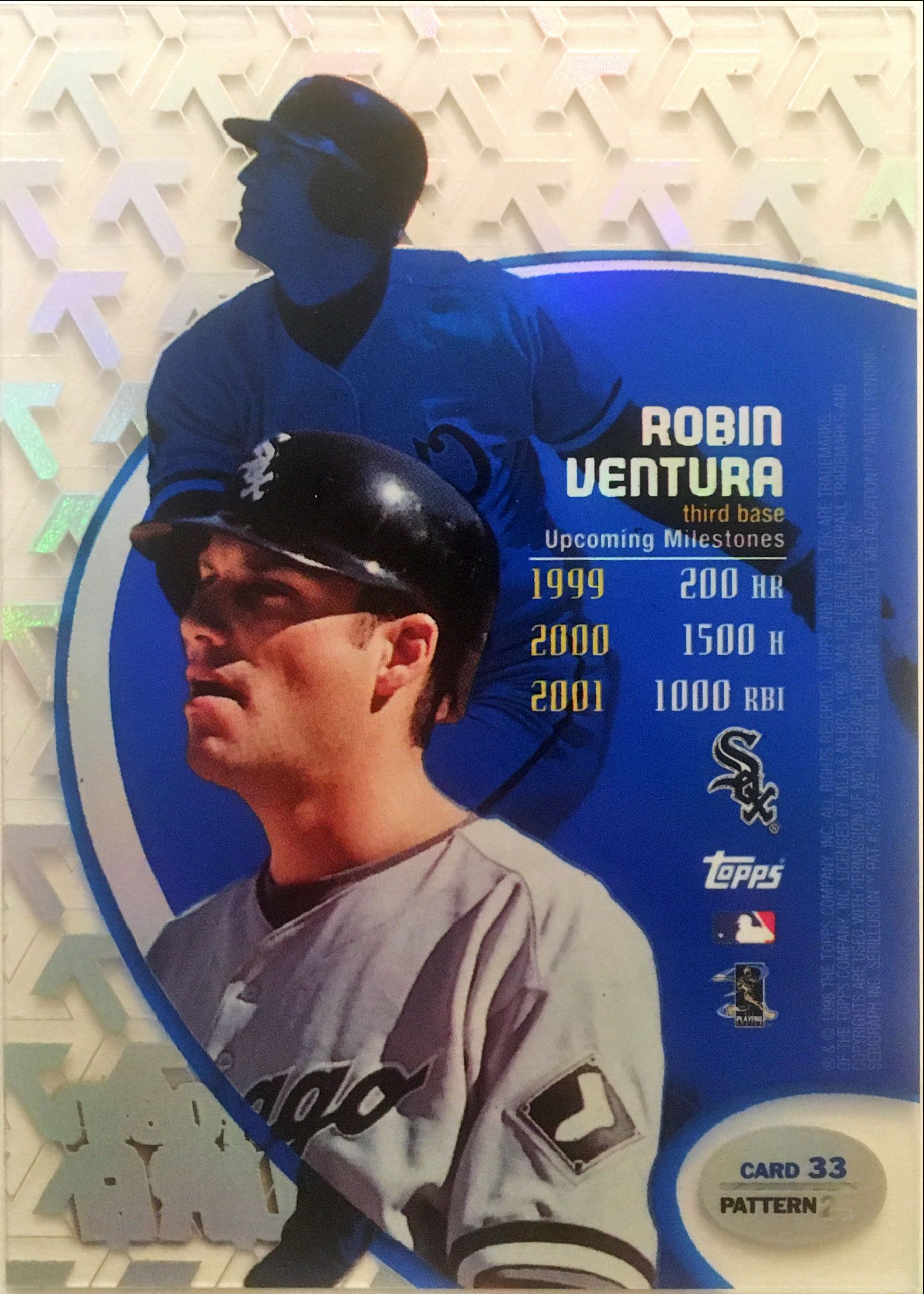 1998 Topps Tek Pattern 25 33 back image