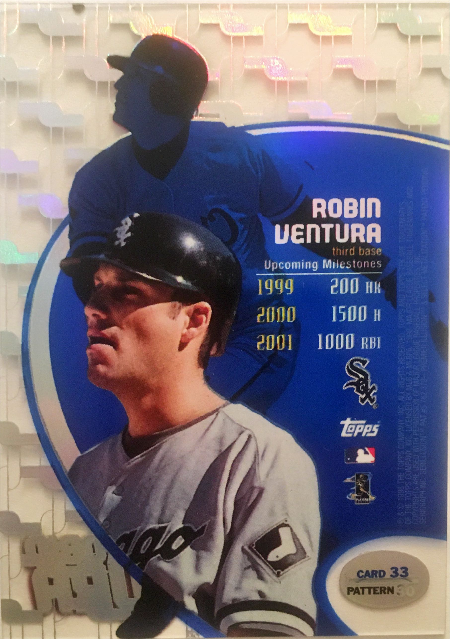 1998 Topps Tek Pattern 30 33 back image