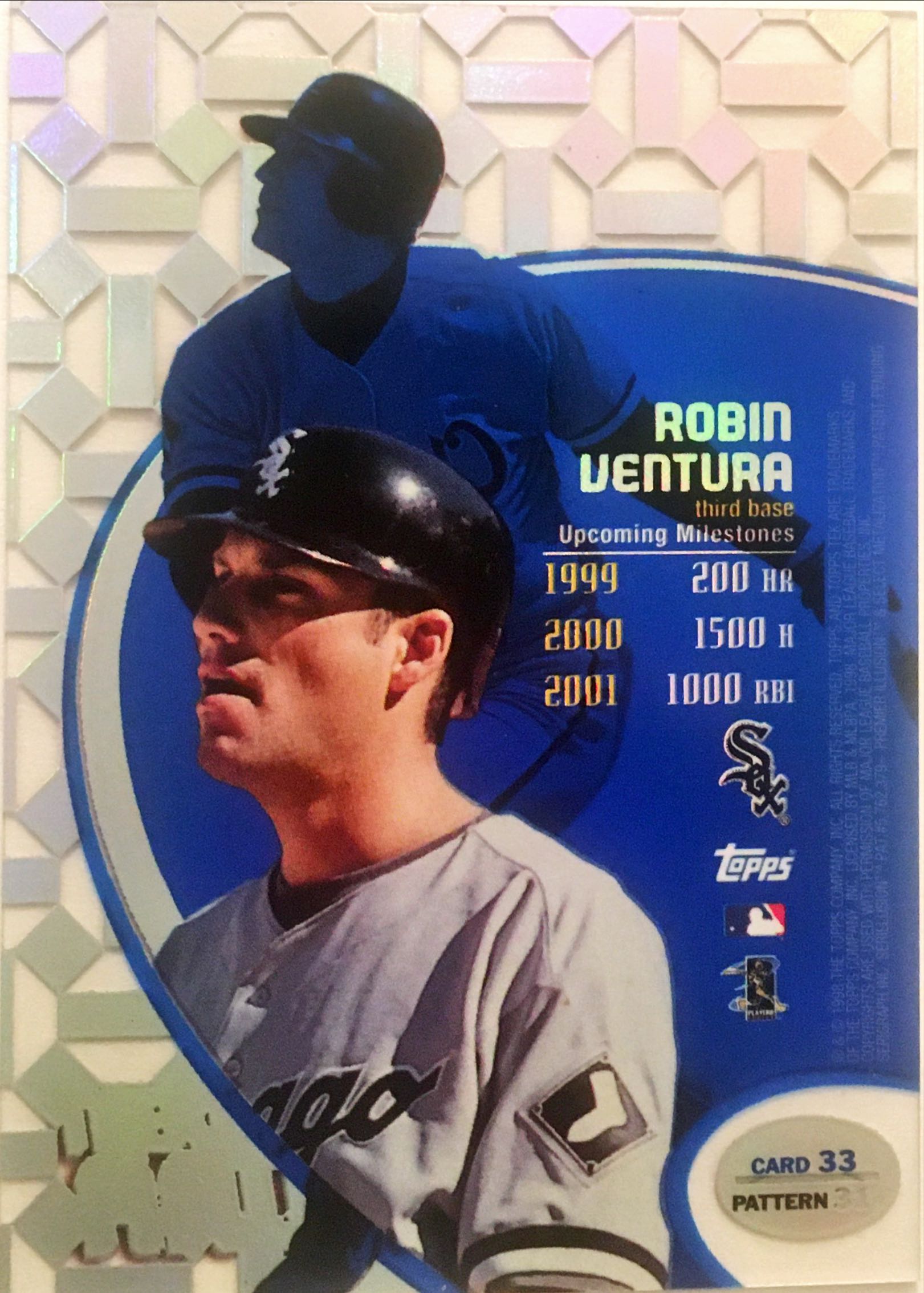 1998 Topps Tek Pattern 31 33 back image