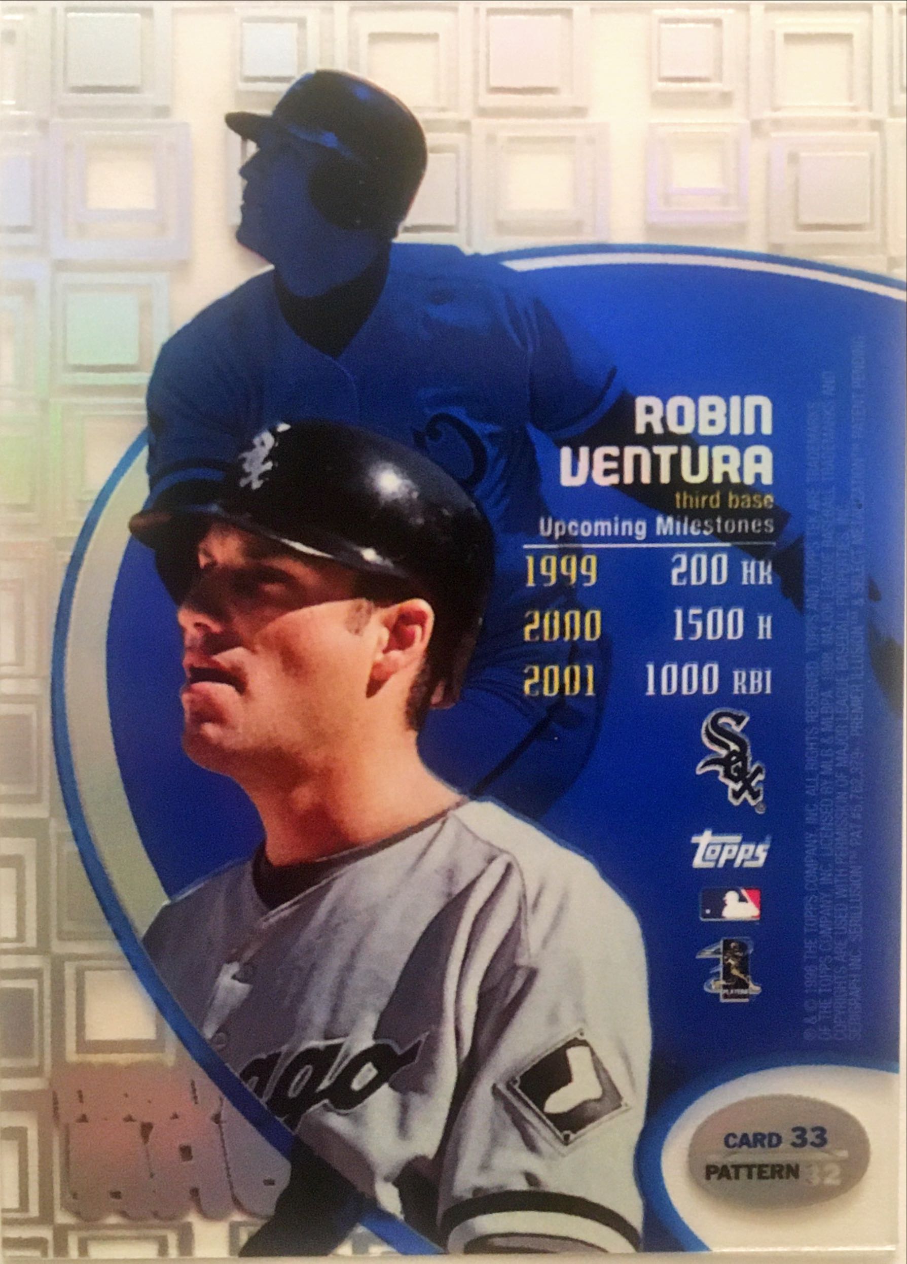 1998 Topps Tek Pattern 32 33 back image