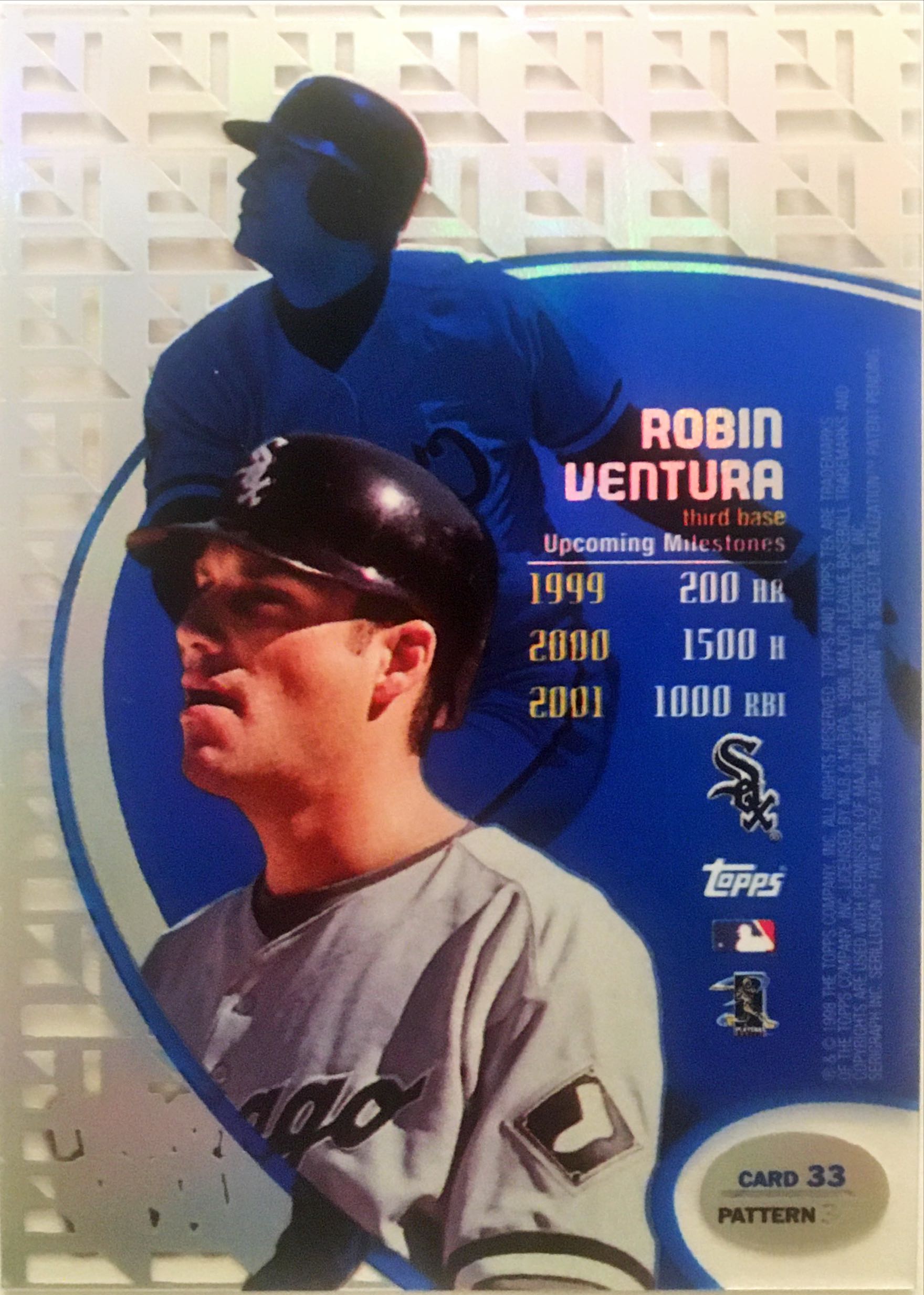 1998 Topps Tek Pattern 37 33 back image