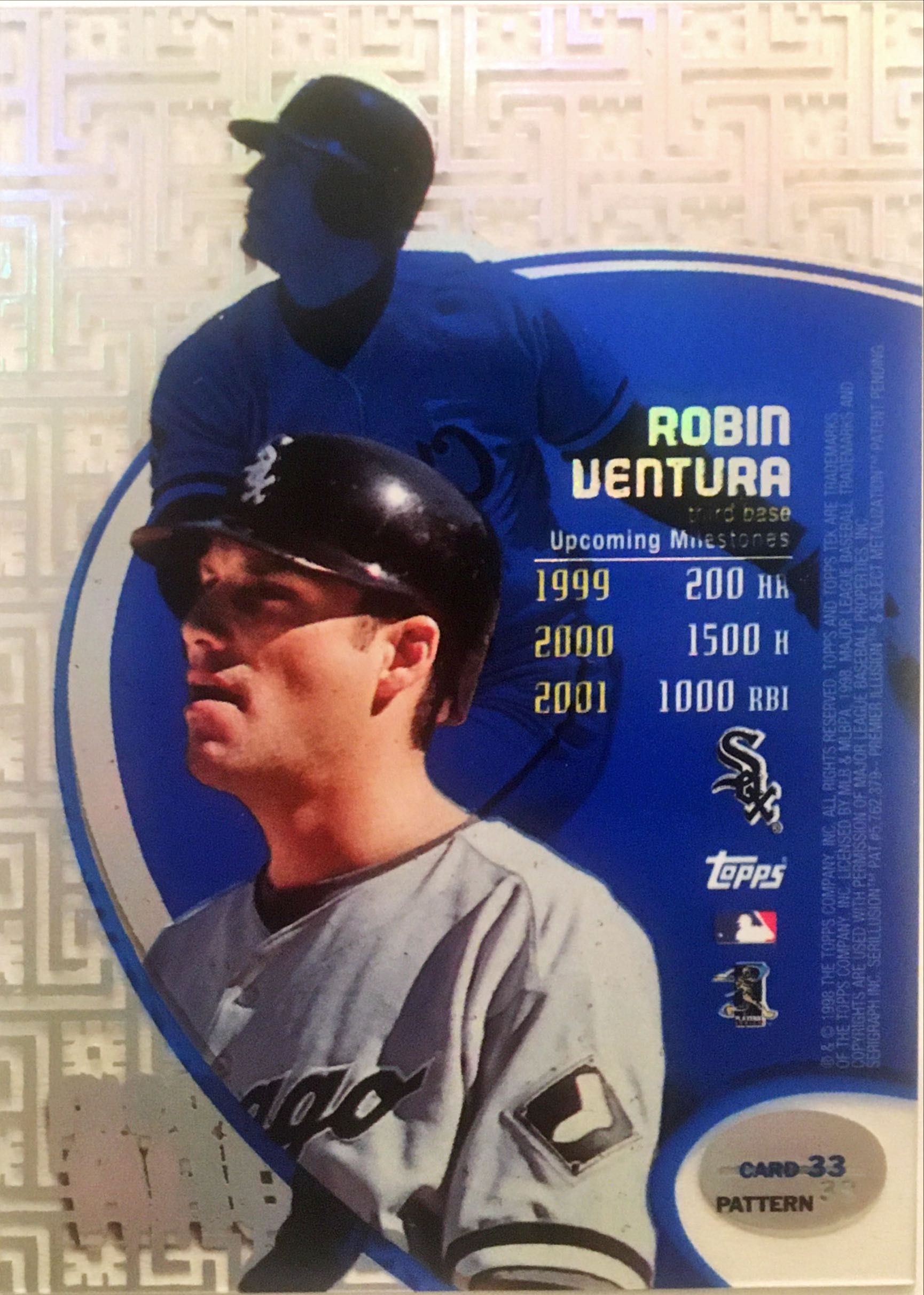 1998 Topps Tek Pattern 38 33 back image