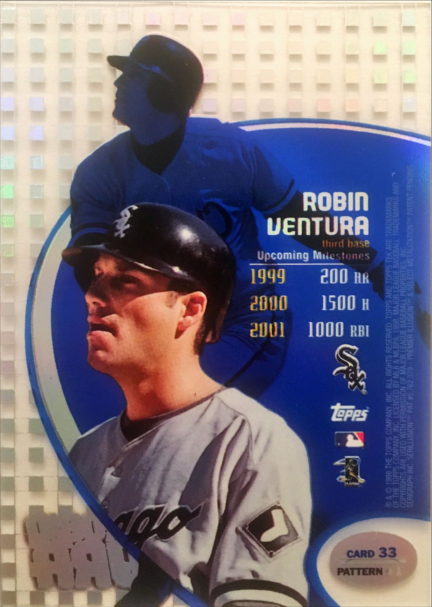 1998 Topps Tek Pattern 41 33 back image