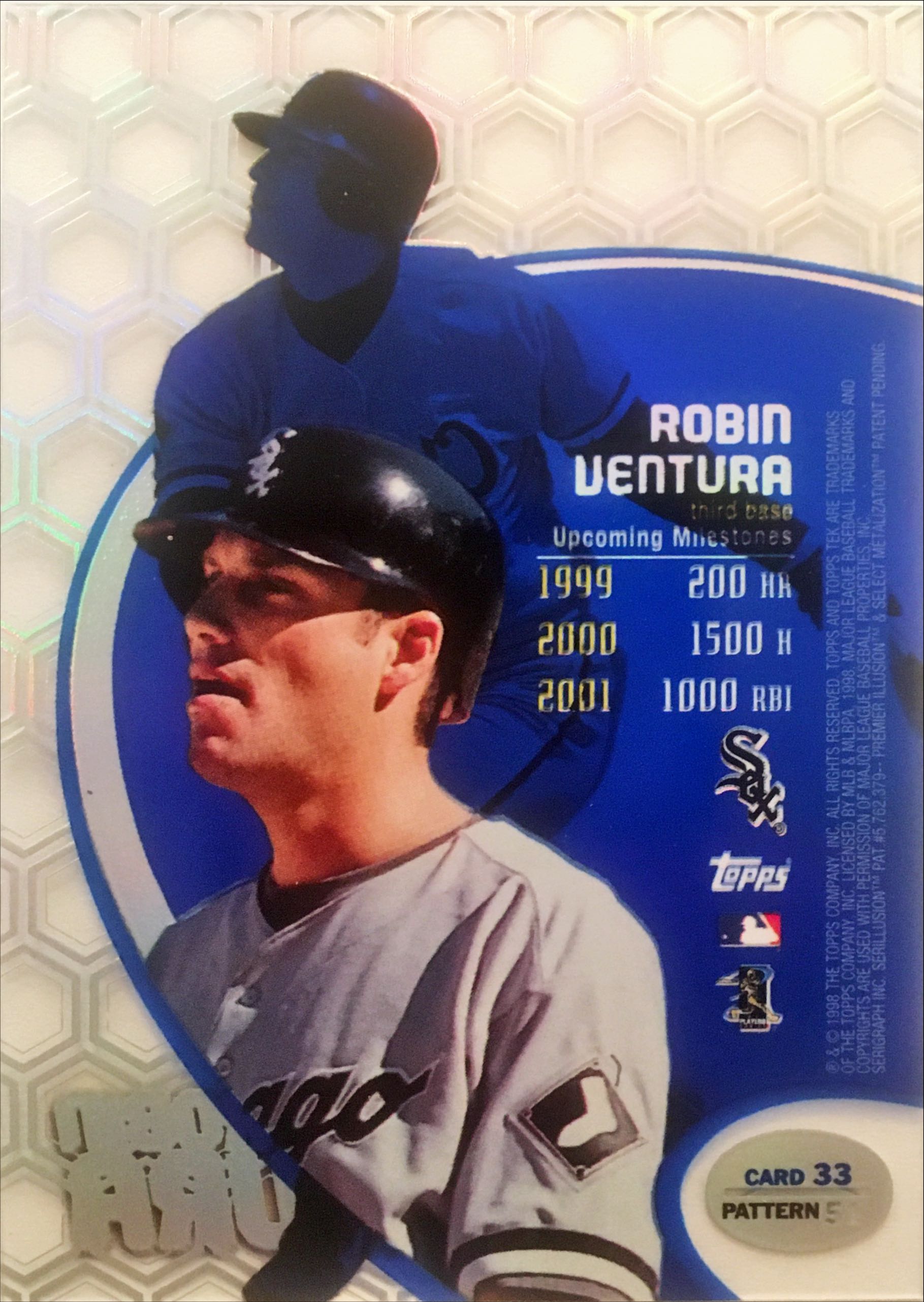 1998 Topps Tek Pattern 51 33 back image