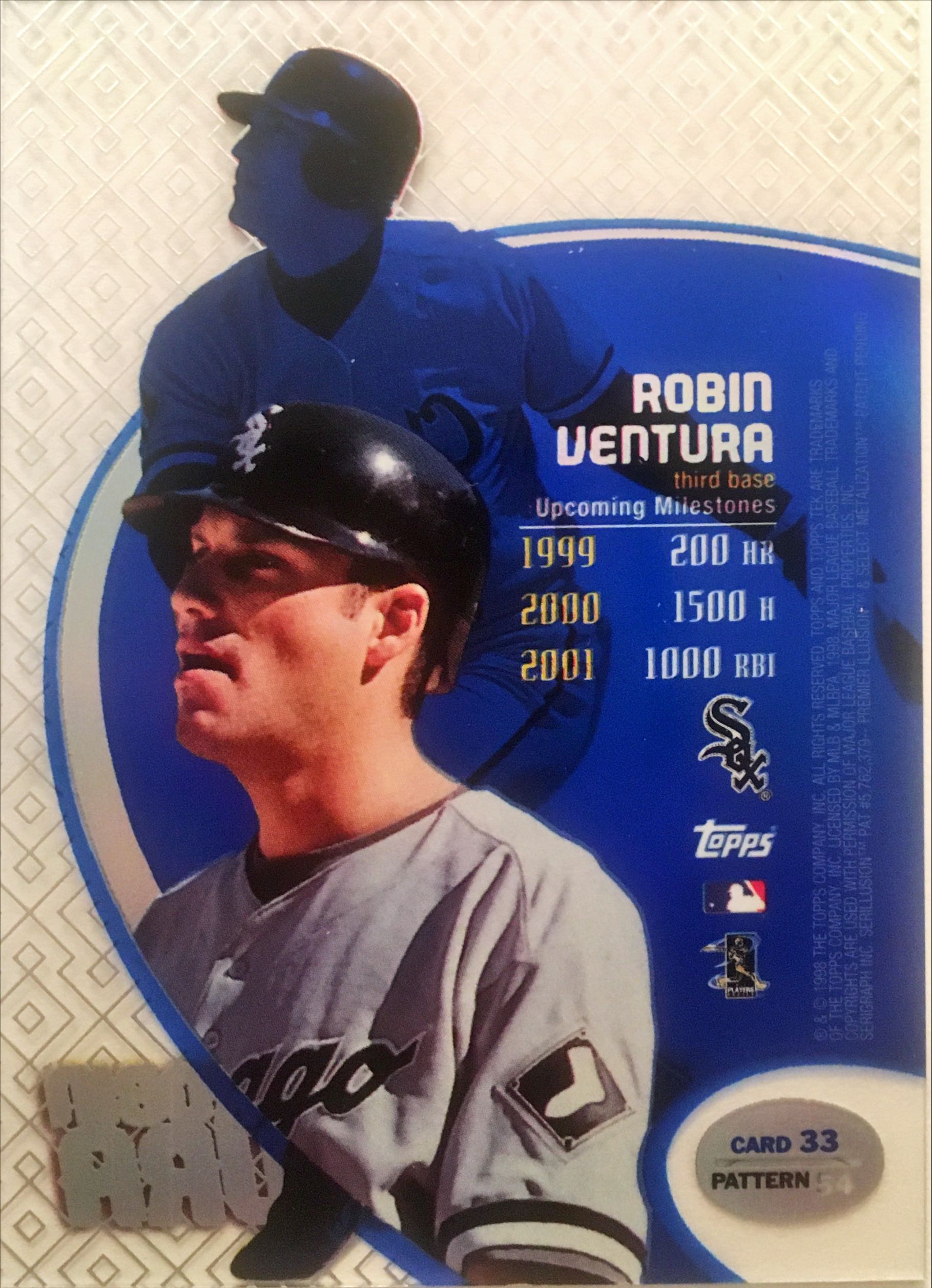 1998 Topps Tek Pattern 54 33 back image