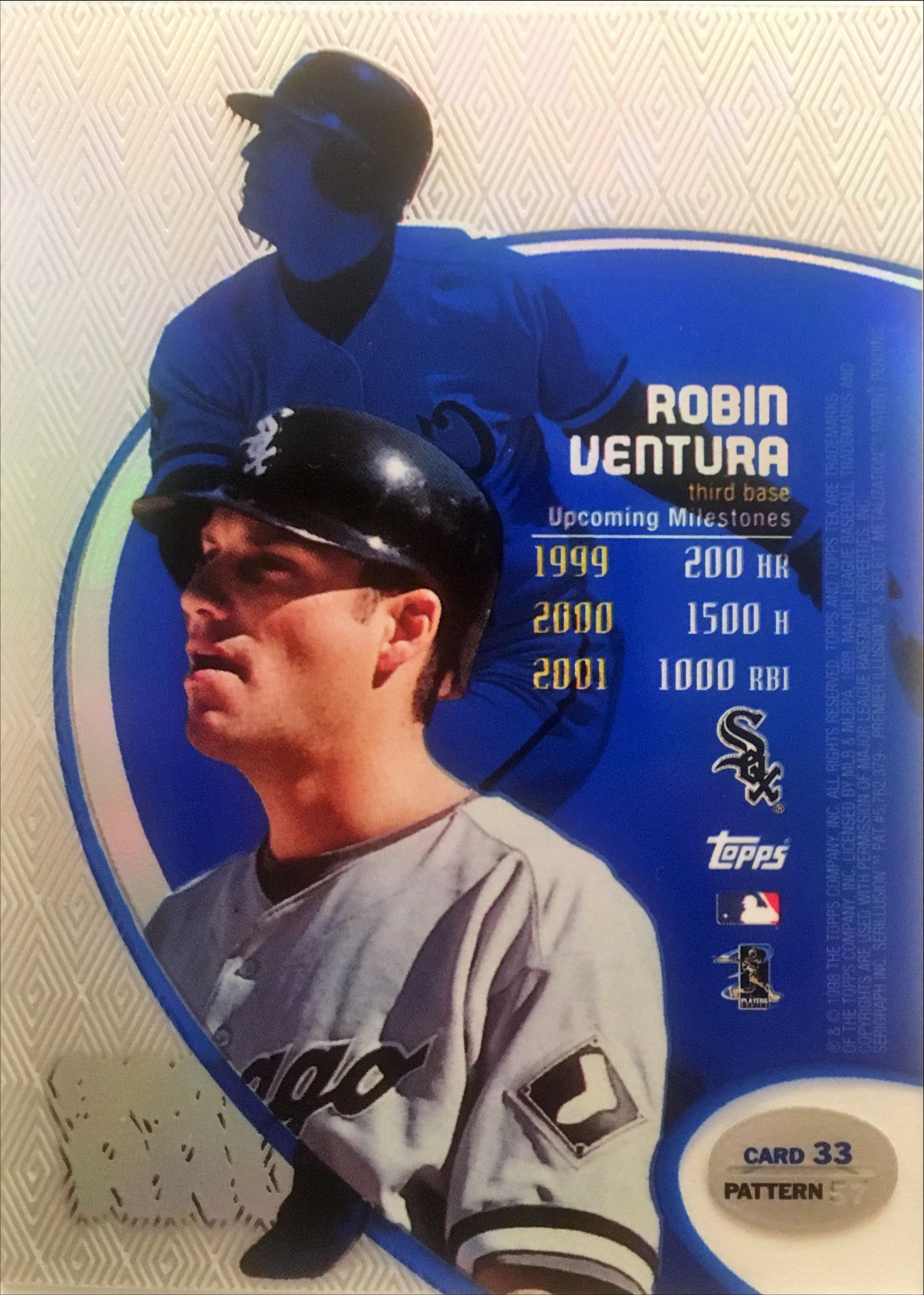 1998 Topps Tek Pattern 57 33 back image