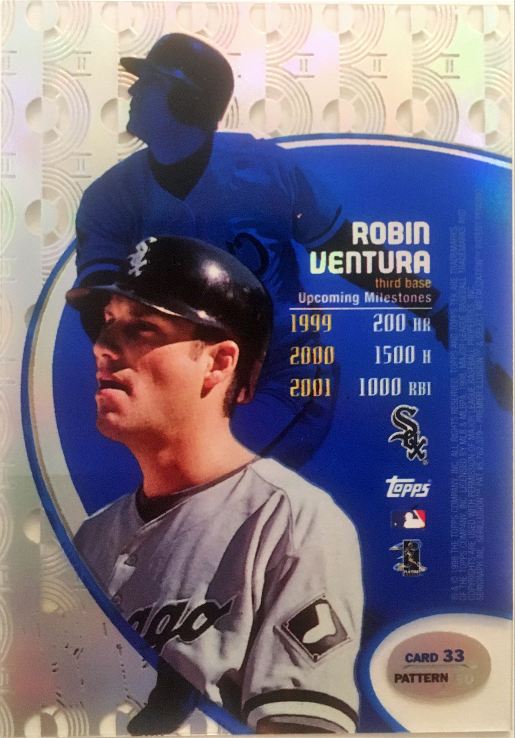 1998 Topps Tek Pattern 60 33 back image