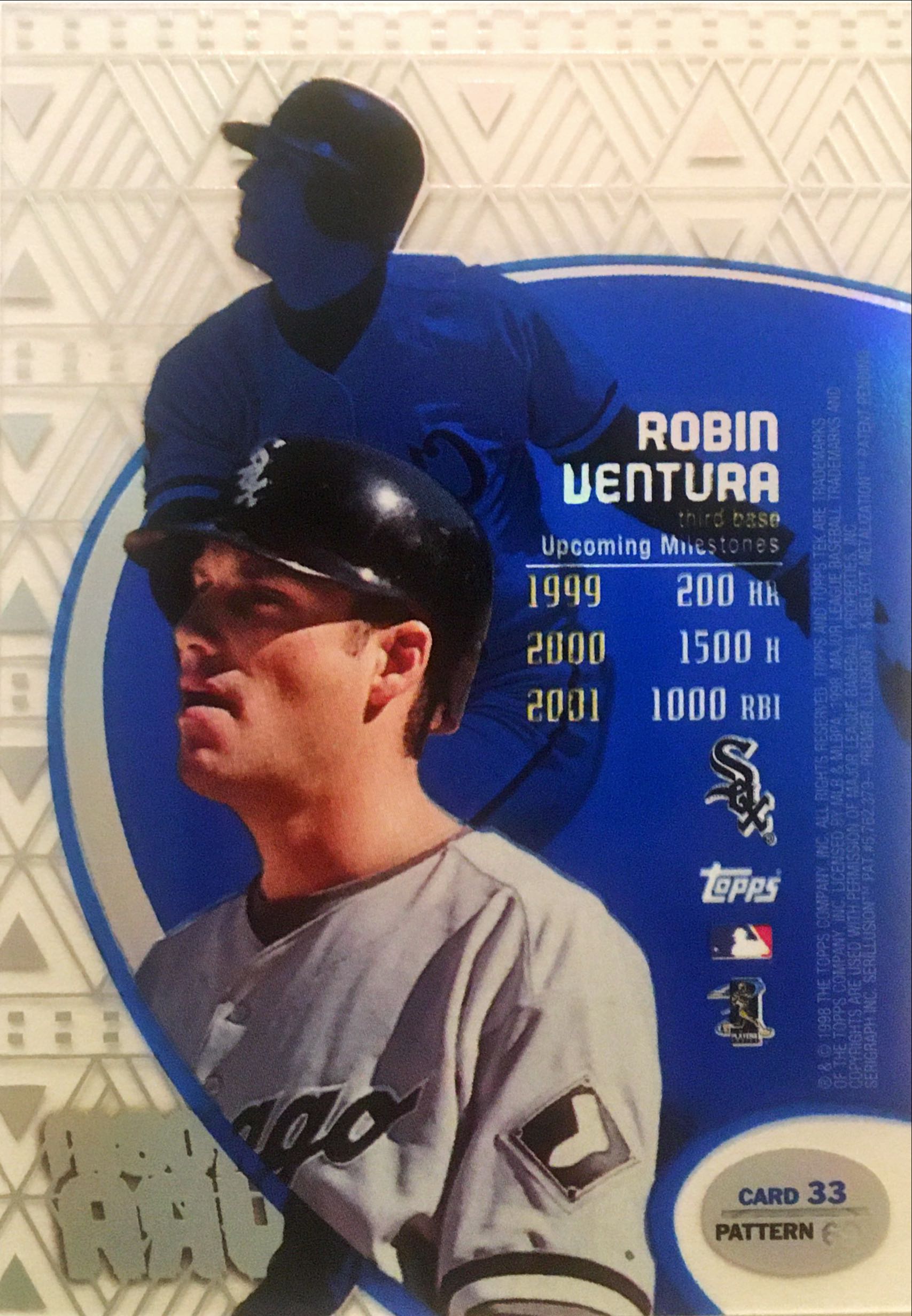 1998 Topps Tek Pattern 69 33 back image